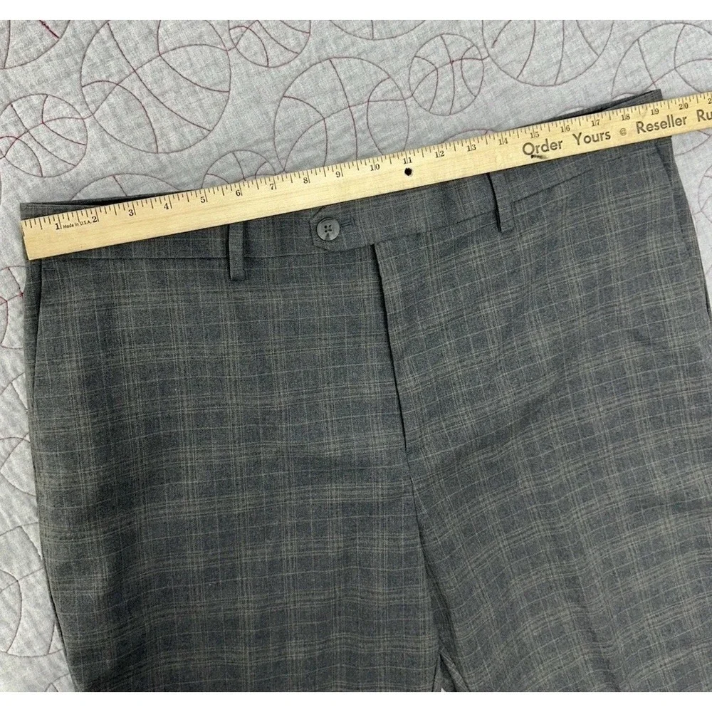 Banana Republic Tailored‎ Fit Glen Plaid Dress Suit Trouser / Men's 38x32